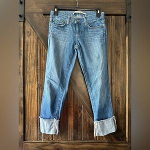 Joe’s Jeans Wide Raw Cuff Kicker
